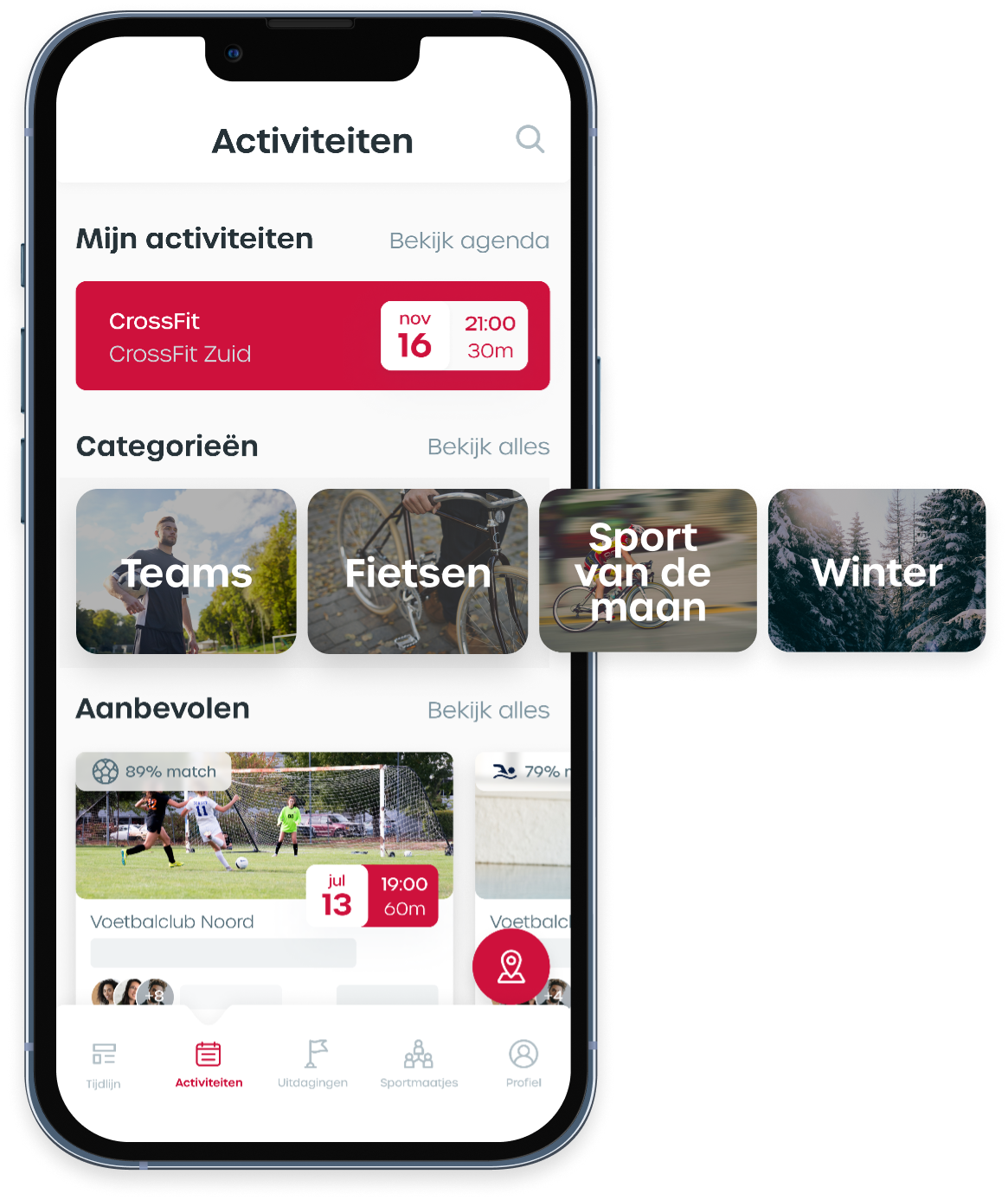 Sportaanbod in Kampen in een app