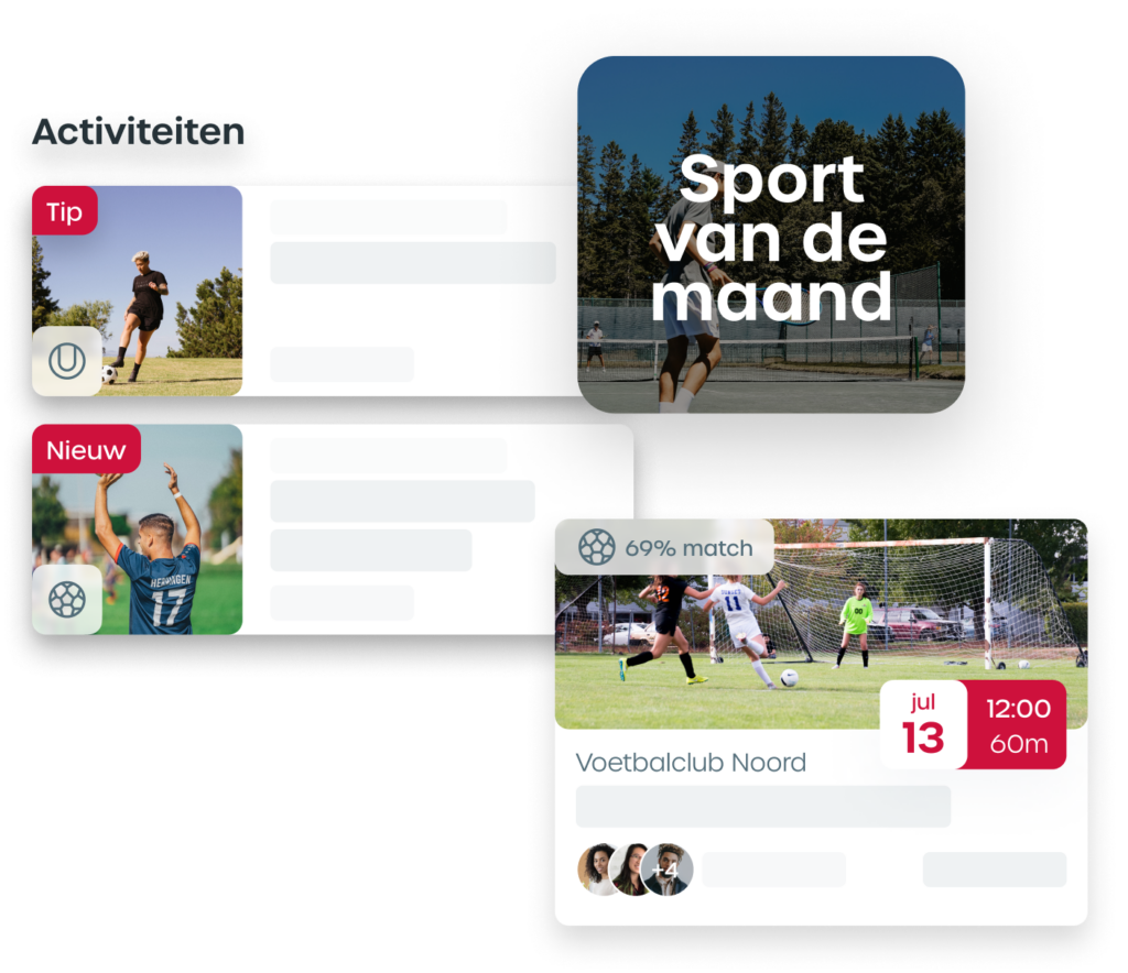 Sportaanbod in app Heel Kampen beweegt